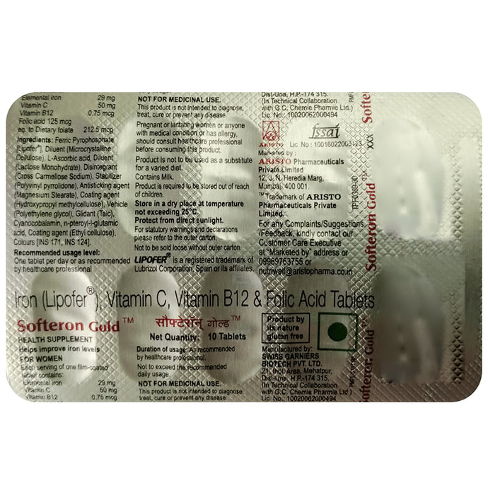 Softeron Gold | Multivitamins Tablet - Nibasu