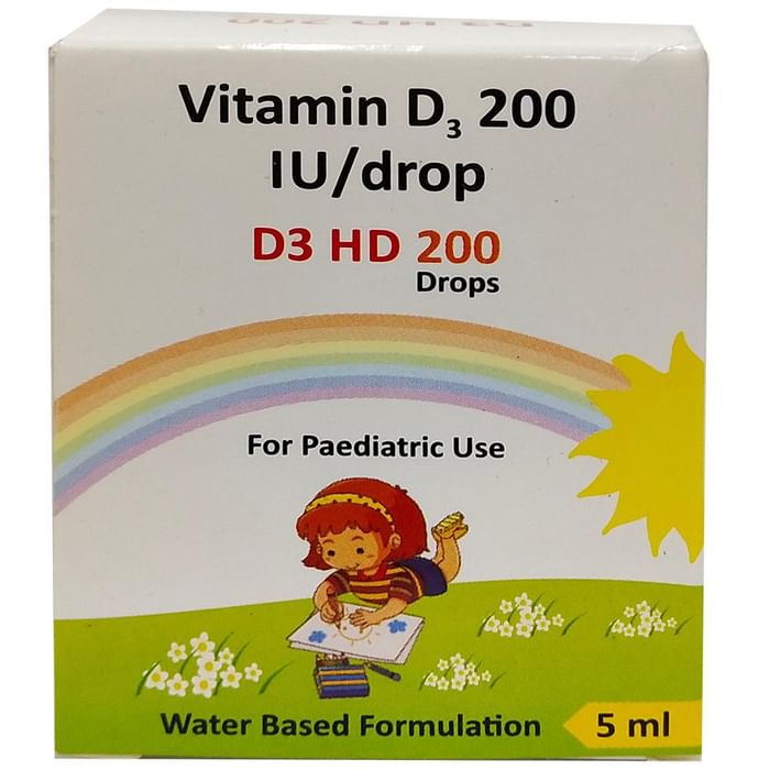D3 HD 200 Oral Drops - Nibasu