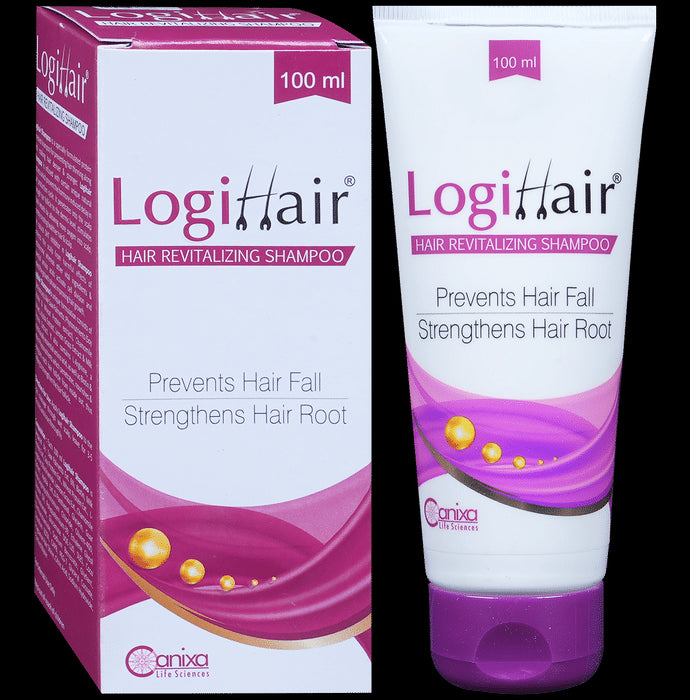 Logihair Hair Revitalising Shampoo | Reduces Hairfall & Promotes Strong Hair Roots - Nibasu