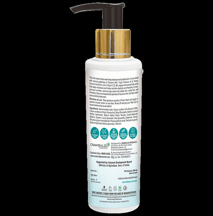 Blue Tansy Coconut Milk and Honey Face Wash - Nibasu