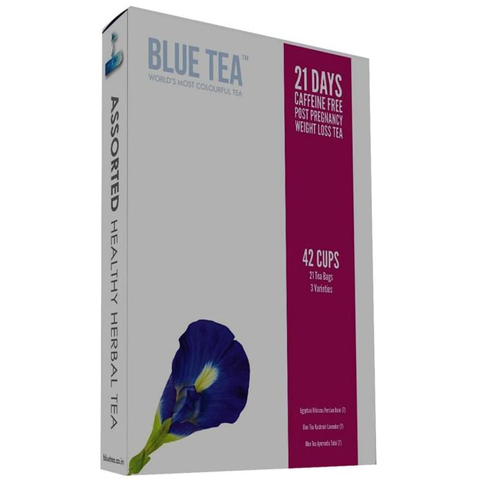 Blue Tea 21 Days Post Pregnancy Weight Loss - Nibasu
