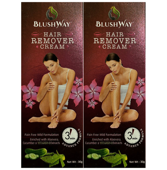 Blushway Hair Remover Cream (30gm Each) - Nibasu