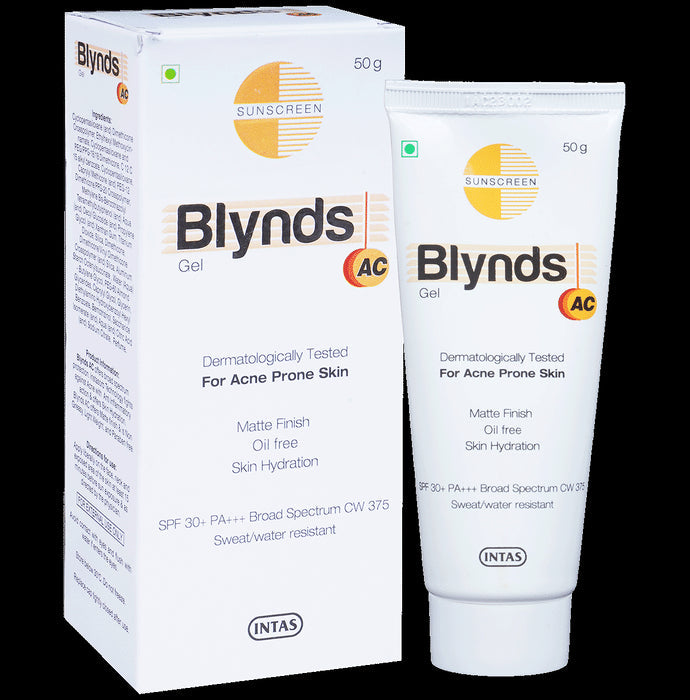 Blynds AC Gel SPF 30+ PA+++ for Skin Hydration | For Acne-Prone Skin - Nibasu