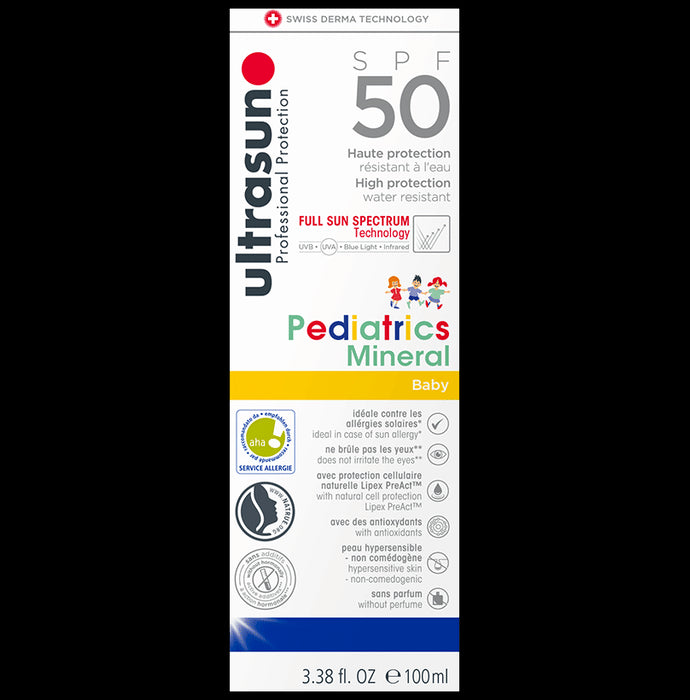 Ultrasun Pediatrics Mineral Sunscreen for Baby & Kids SPF 50 - Nibasu
