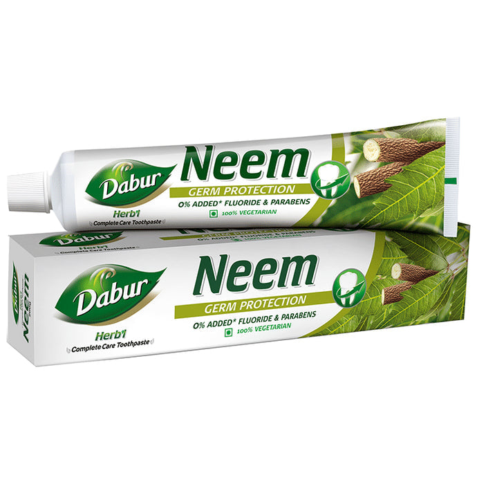 Dabur Neem Germ Protection Herb'l Toothpaste (200gm Each) - Nibasu