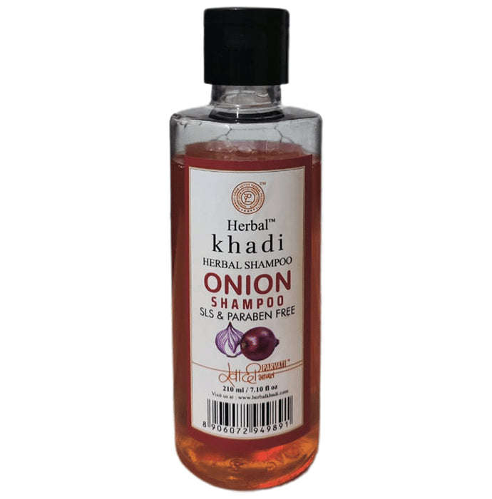 Khadi Herbal Onion Shampoo SLS & Paraben Free - Nibasu