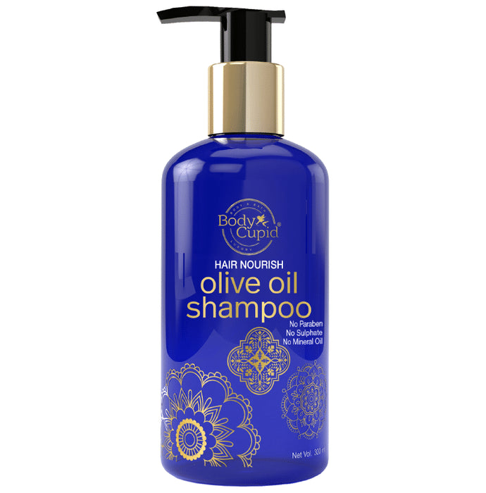 Body Cupid Hair Nourish Olive Oil Shampoo - Nibasu