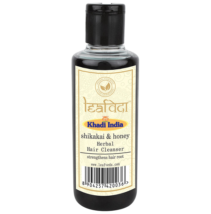 Khadi Leafveda Shikakai & Honey Herbal Hair Cleanser - Nibasu
