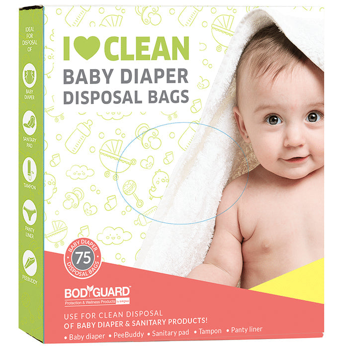Bodyguard Baby Diapers & Sanitary Disposal Bag - Nibasu