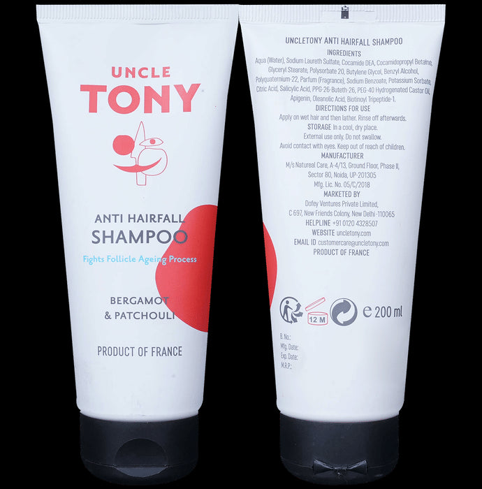 Uncle Tony Anti-Hairfall Shampoo - Nibasu