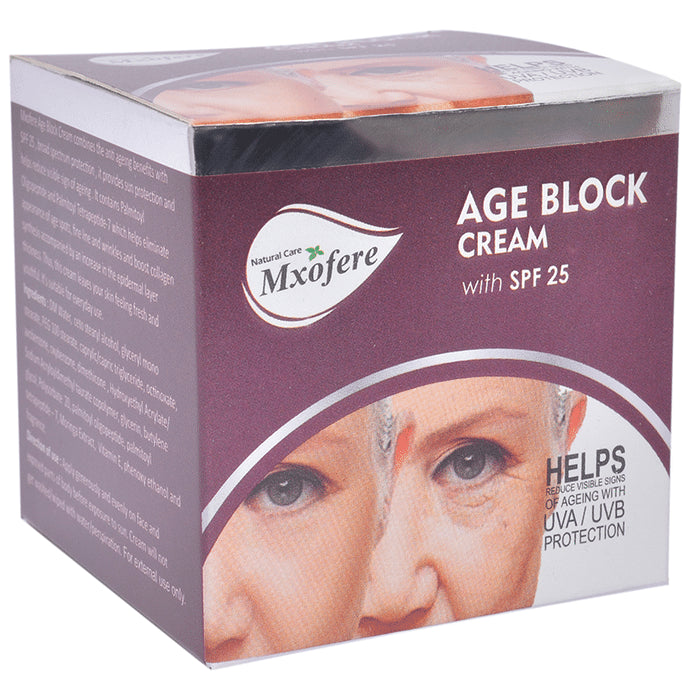 Mxofere Age Block Cream with SPF 25 - Nibasu