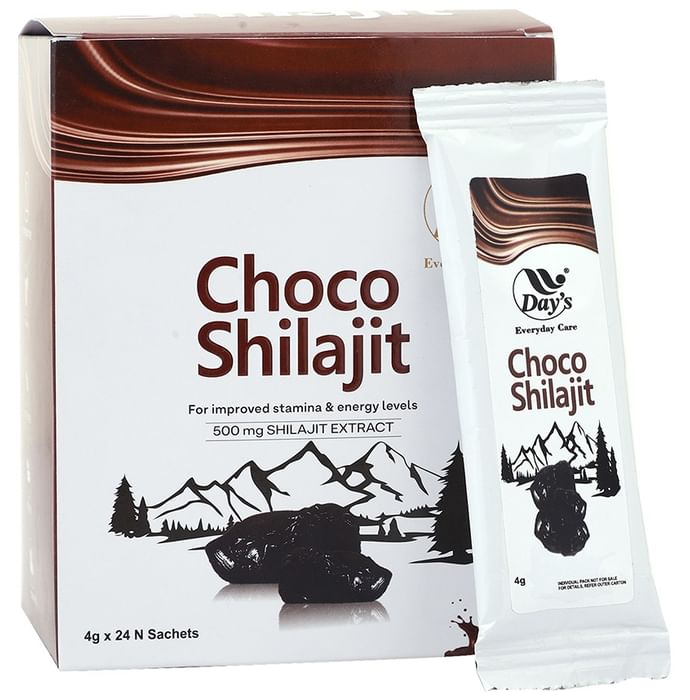 Day's Choco Shilajit Sachet (4gm Each) - Nibasu