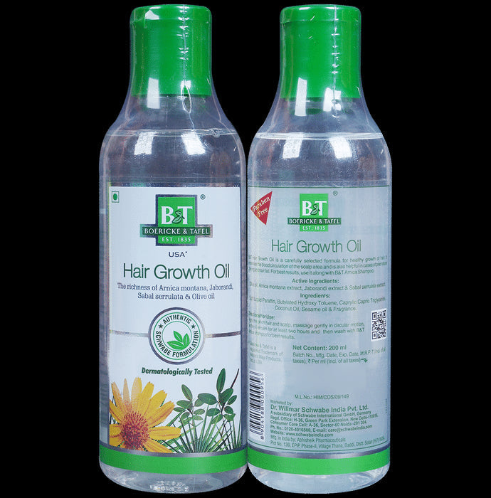 Boericke and Tafel Hair Growth Oil - Nibasu