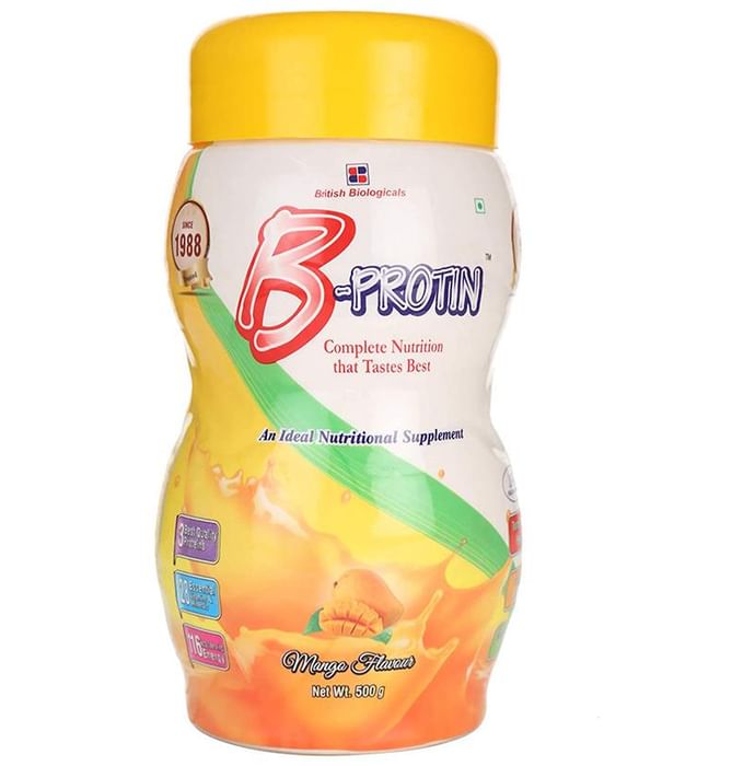 B-Protin Powder for Complete Nutrition | Flavour Mango - Nibasu