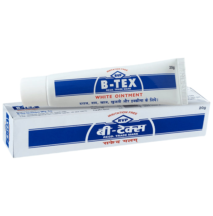 B-Tex White Ointment (20gm Each) - Nibasu
