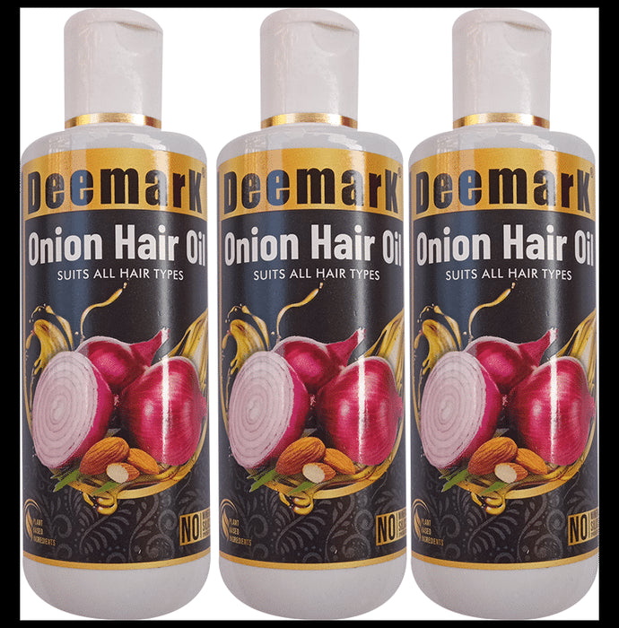 Deemark Onion Hair Oil (100ml Each) - Nibasu
