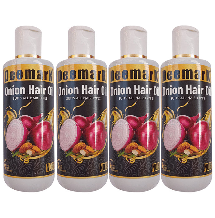 Deemark Onion Hair Oil (100ml Each) - Nibasu