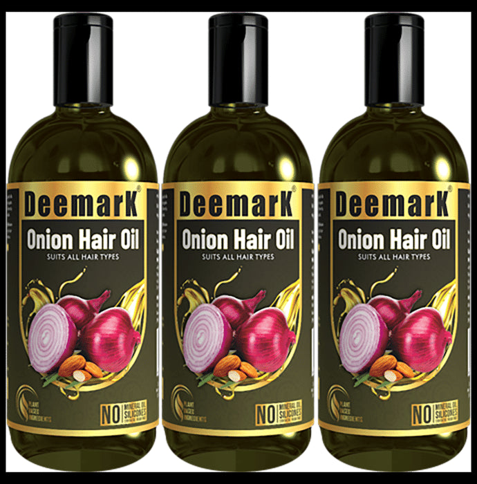 Deemark Onion Hair Oil (150ml each) - Nibasu