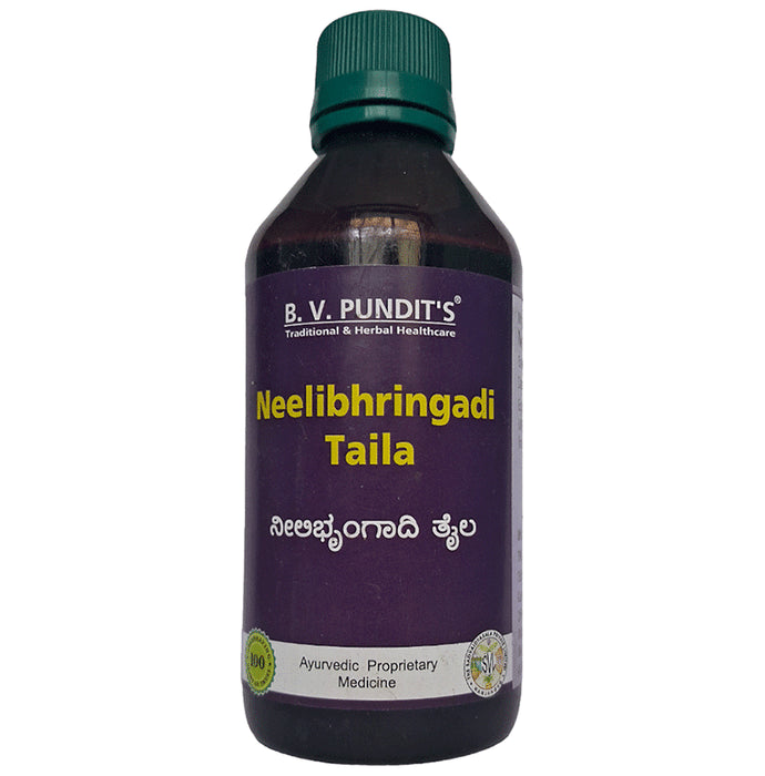 B. V. Pundit's Neelibhringadi Taila Oil - Nibasu