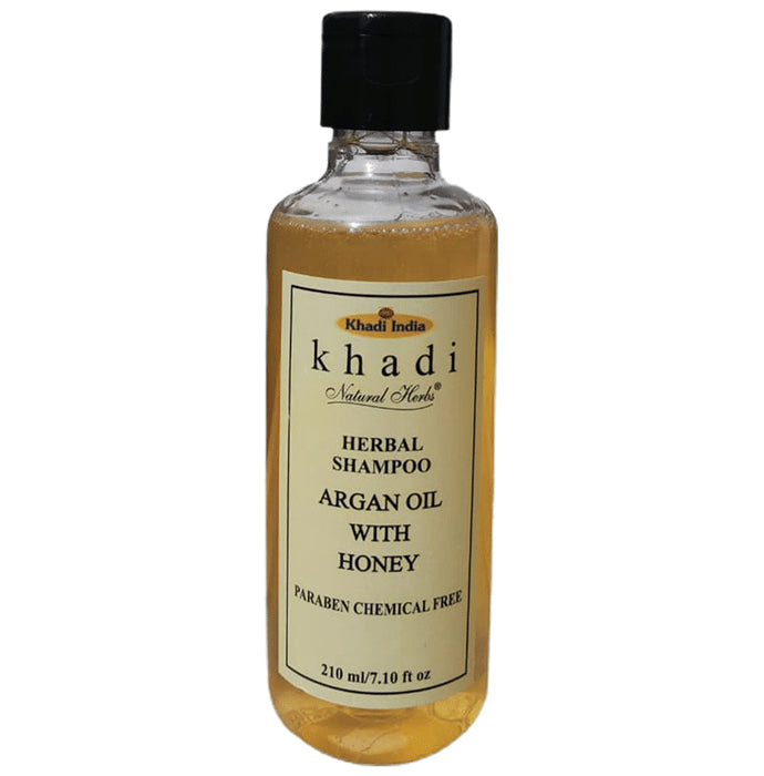 Khadi Natural Herbs Herbal Shampoo Argan Oil with Honey - Nibasu