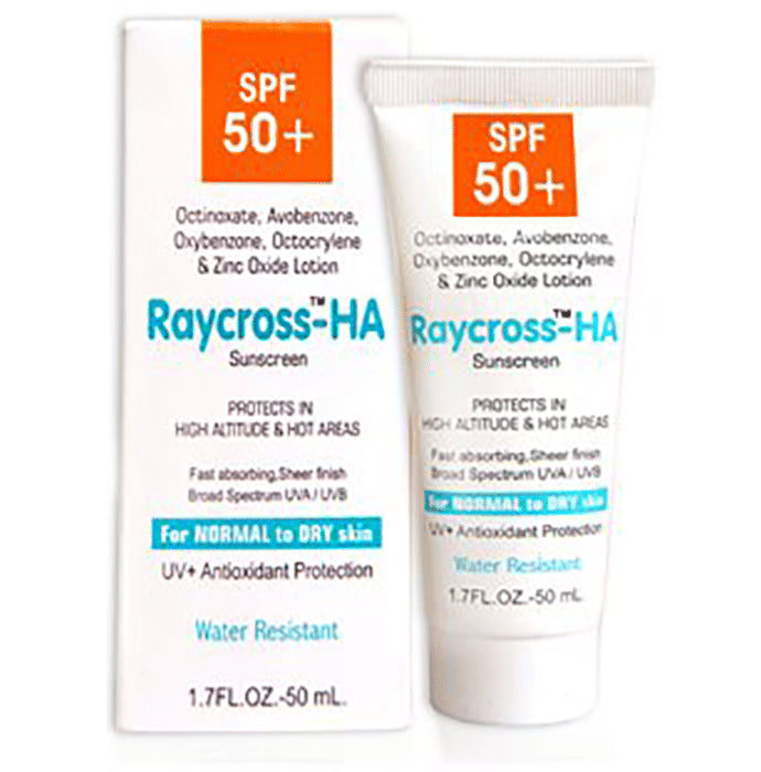 Raycross -HA Sunscreen Lotion SPF 50+ - Nibasu