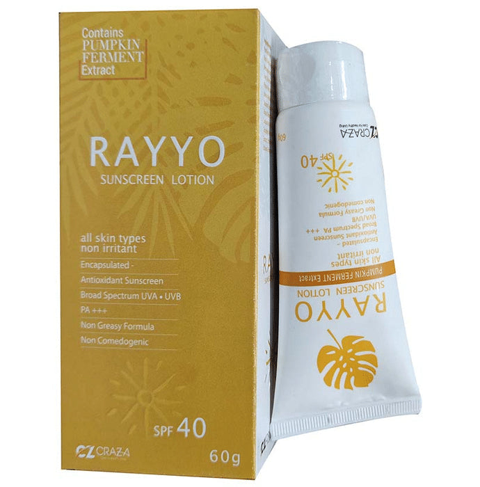 Rayyo SPF 40 Sunscreen Lotion - Nibasu