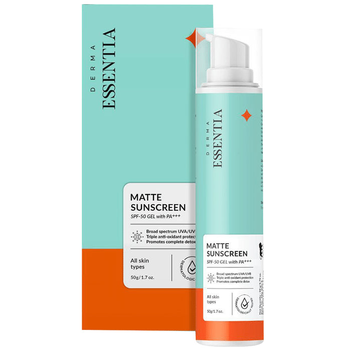 Derma Essentia Matte Sunscreen Gel SPF 50 PA+++ - Nibasu