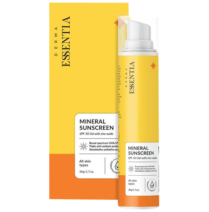Derma Essentia Mineral Sunscreen SPF 50 Gel with Zinc Oxide - Nibasu
