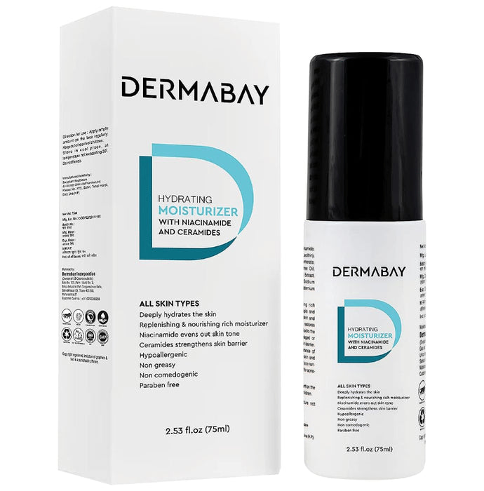 Dermabay Hydrating Moisturiser with Niacinamide and Ceramides - Nibasu