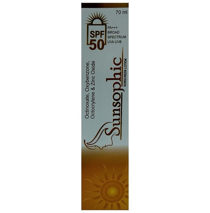 Sunsophic Sunscreen Lotion SPF 50 PA+++ - Nibasu