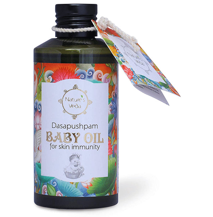 Nature's Veda Dasapushpam Baby Oil - Nibasu