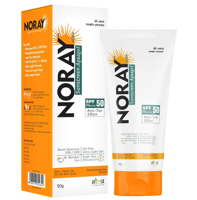 Noray Sunscreen Aquagel SPF 50 PA+++ - Nibasu