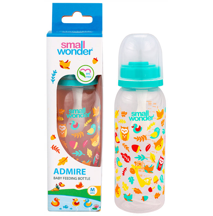 Small Wonder Admire Baby Feeding Bottle Medium Green - Nibasu