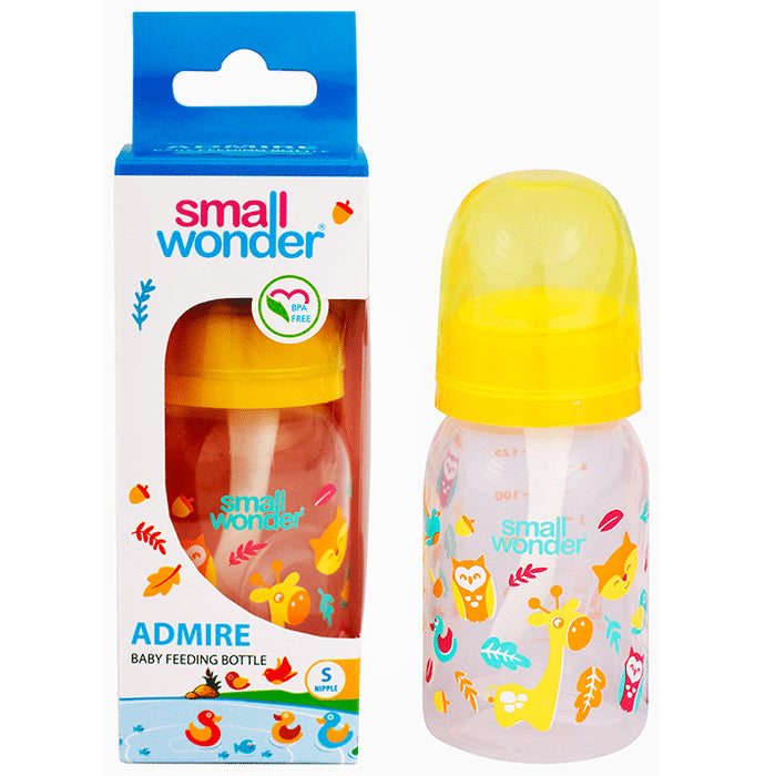 Small Wonder Admire Baby Feeding Bottle Small Yellow - Nibasu