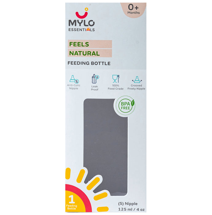 Mylo Essentials Feels Natural Feeding Bottle Small Nipple Sea Green - Nibasu
