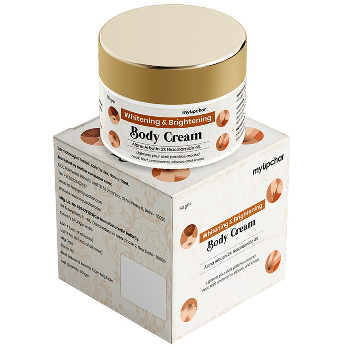 Myupchar Ayurveda Whitening & Brightening Body Cream - Nibasu