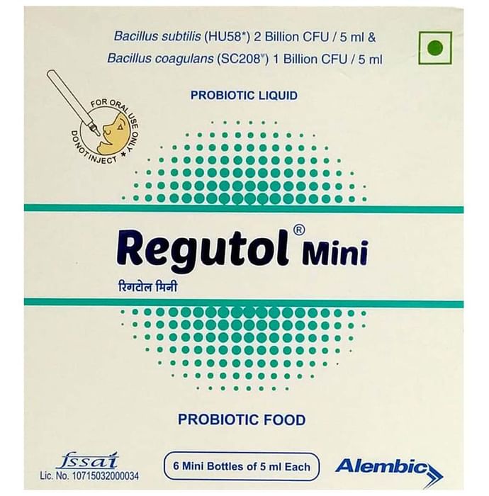 Regutol Mini Probiotic Liquid (5ml Each) - Nibasu