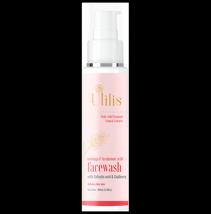 Utilis Moringa & Hyaluronic Acid Face Wash - Nibasu