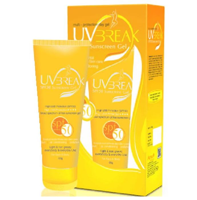 UV Break Sunscreen SPF 50 Gel - Nibasu