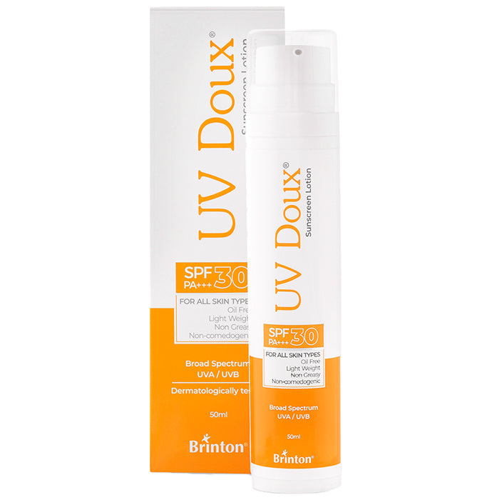 UV Doux Sunscreen SPF 30 PA+++ | UVA/UVB Protection | Paraben-Free | For All Skin Types - Nibasu