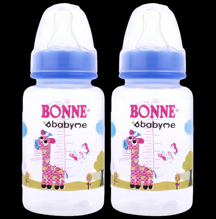 Bonne Printed Feeder BPA Free Little Kuzy Zoo 150ml - Nibasu