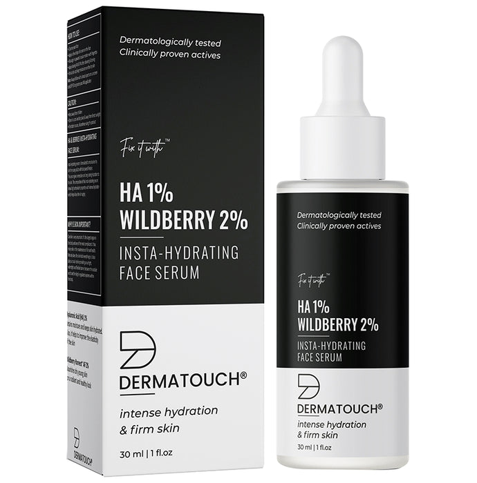 Dermatouch HA 1% Wildberry 2% Insta-Hydrating Face Serum - Nibasu