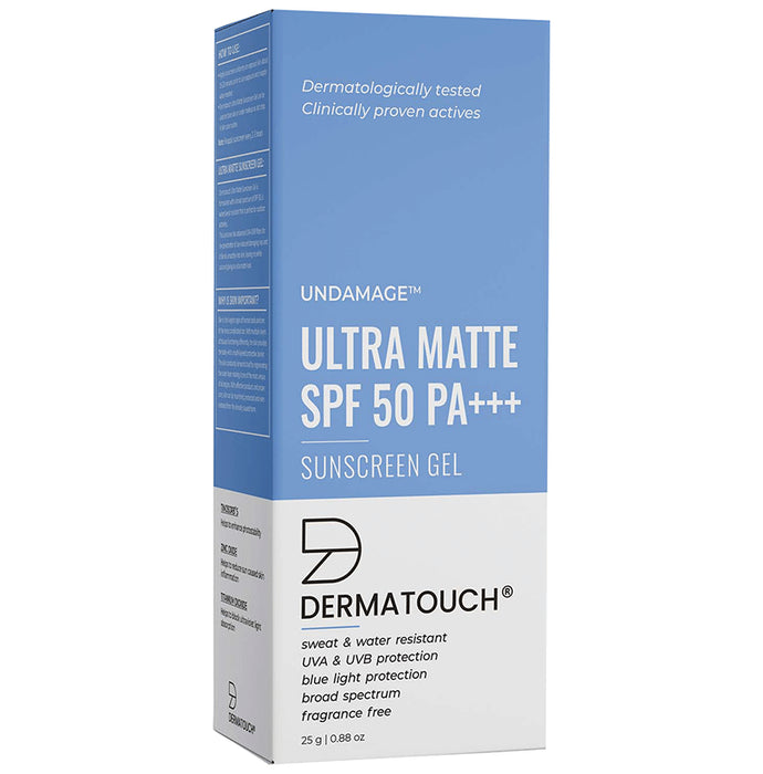 Dermatouch Ultra Matte Sunscreen Gel SPF 50 PA+++ - Nibasu
