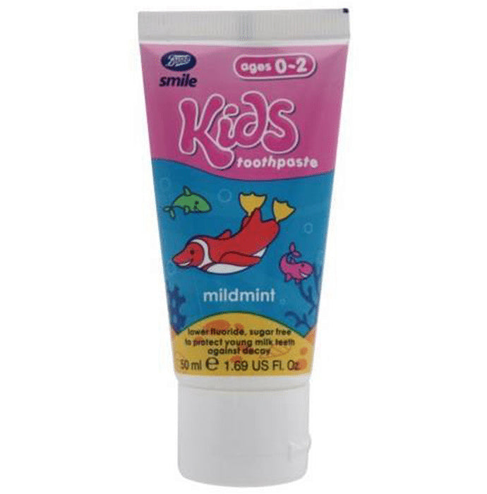 Boots Smile Kids Mildmint Toothpaste - Nibasu