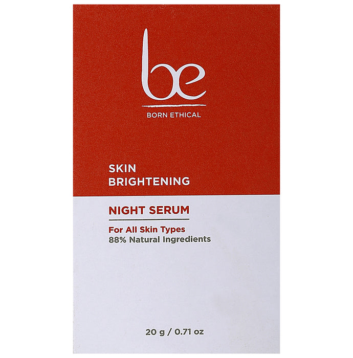 Born Ethical Skin Brightening Night Serum - Nibasu