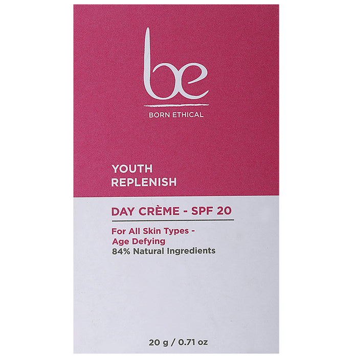 Born Ethical Youth Replenish Day Creme - SPF 20 - Nibasu