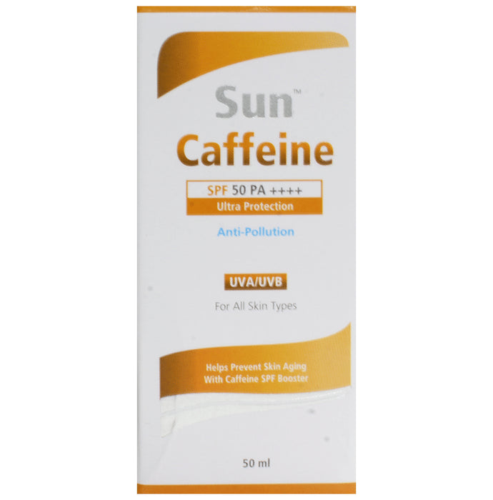 Sun Caffeine Sunscreen SPF 50 PA++++ - Nibasu