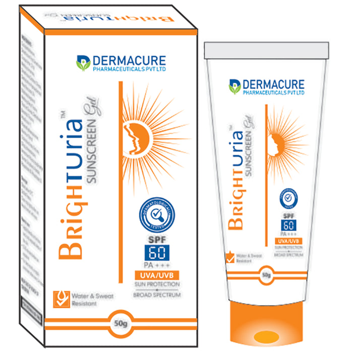 Brighturia Sunscreen Gel SPF 60 - Nibasu