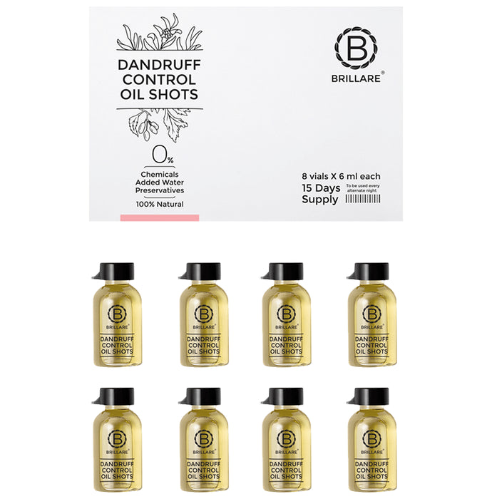 Brillare Dandruff Control Oil Shots (6ml Each) - Nibasu