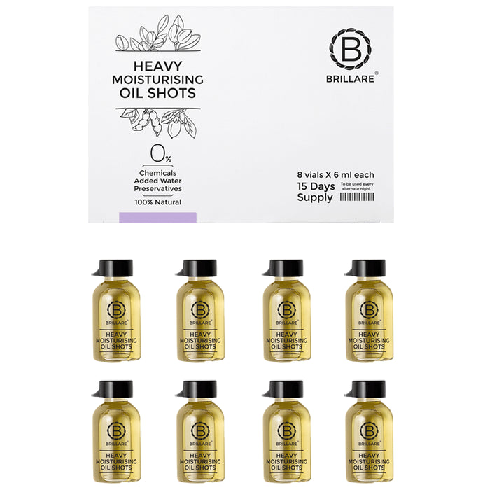 Brillare Heavy Moisturising Oil Shots (6ml Each) - Nibasu